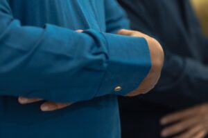 Photo blue shirt outfit