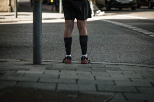 Photo styling with knee-high socks