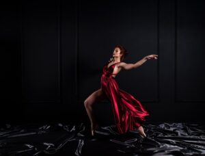 Photo red dress